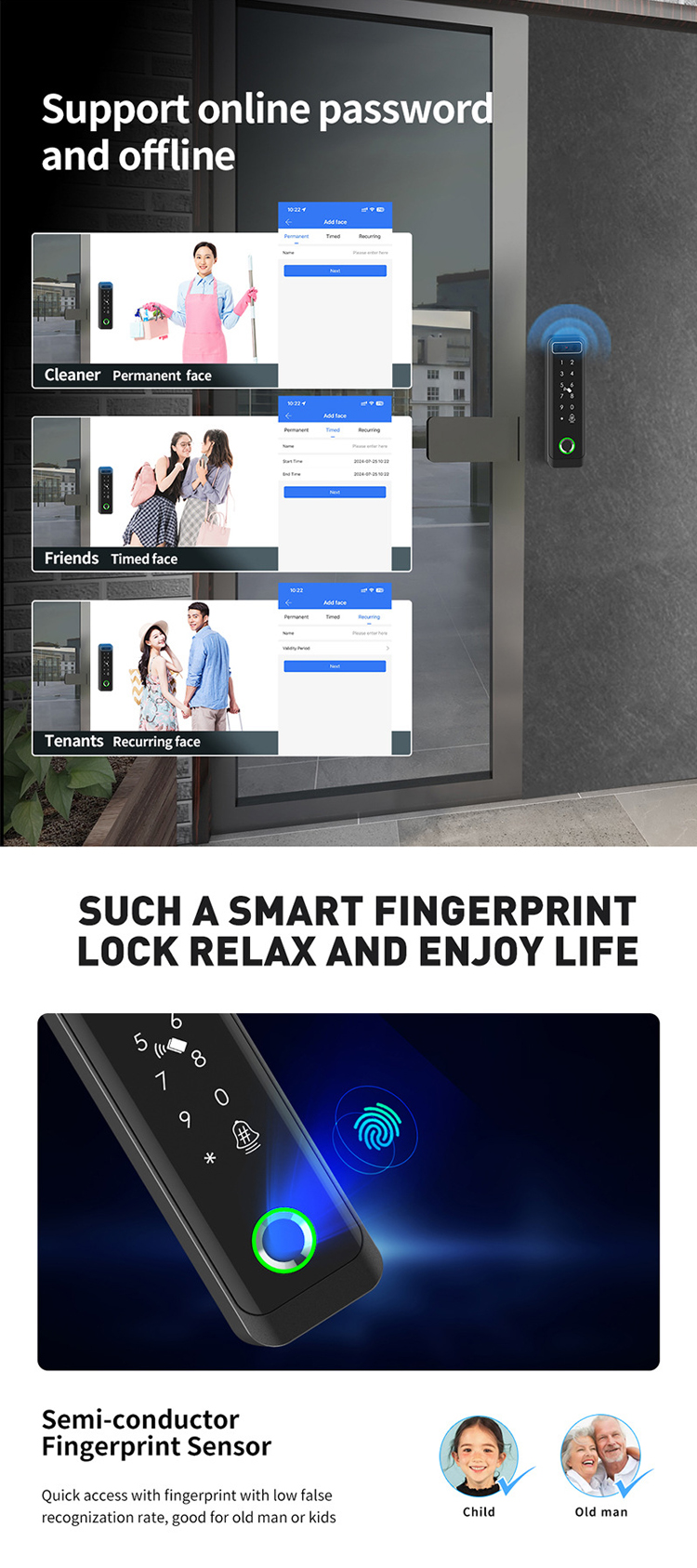 TTlock Standalone Access Control Keypad