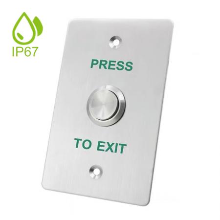 Stainless Steel Exit Button