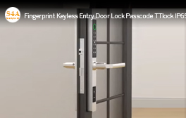 Замок для входной двери без ключа с отпечатками пальцев, пароль TTlock IP65, водонепроницаемый дверной замок