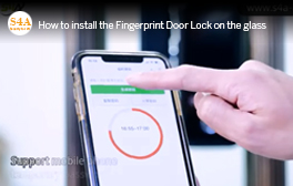  Как Для установки дверной замок отпечатков пальцев на стекле Дверь? 